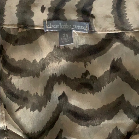 Sheer Sleeveless Collared Blouse - Picture 5 of 5